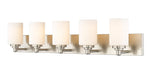 Soledad Five Light Vanity in Brushed Nickel by Z-Lite Lighting