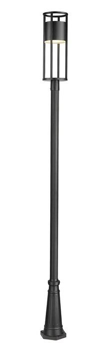 Luca LED Outdoor Post Mount in Black by Z-Lite Lighting