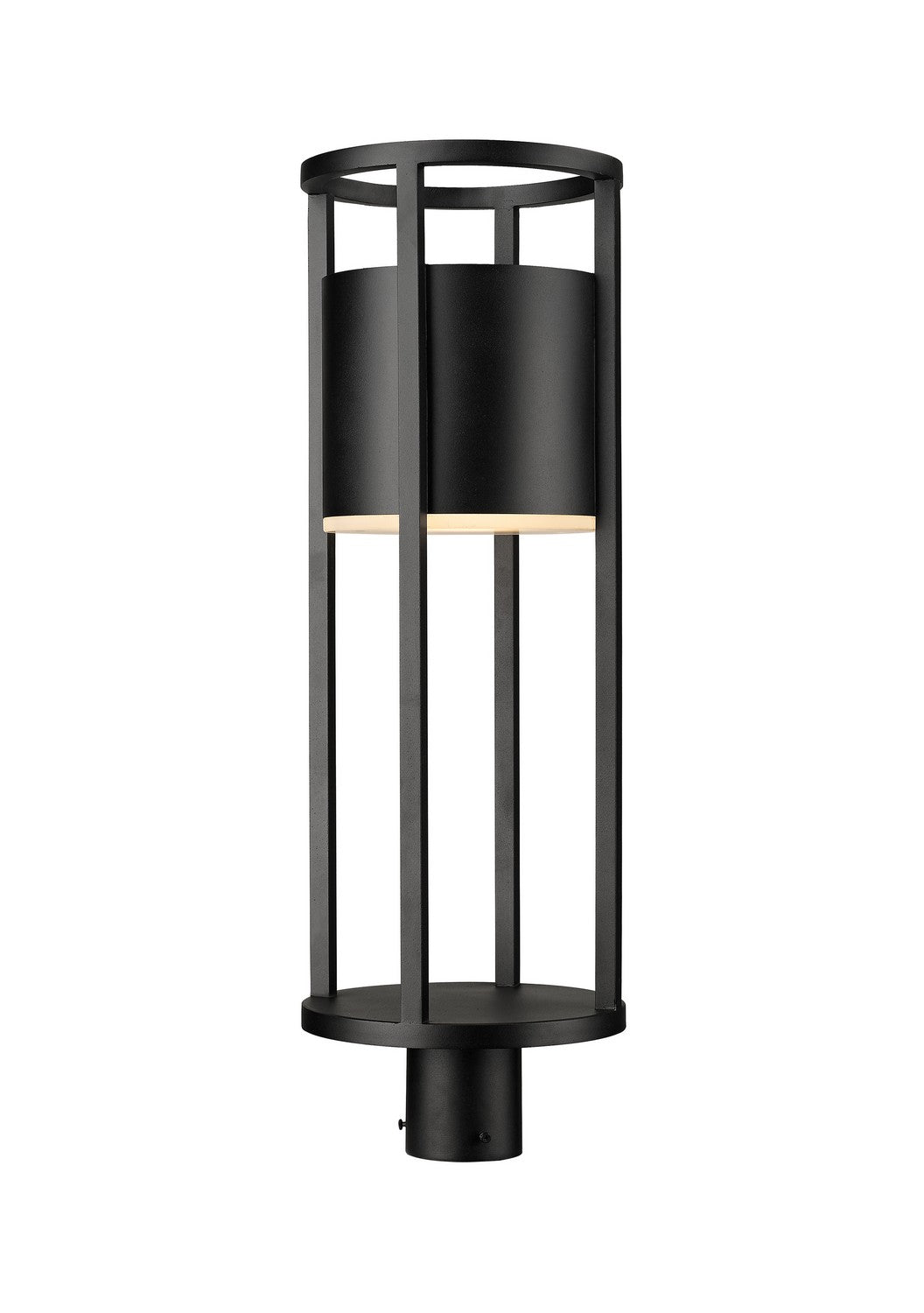 Luca LED Outdoor Post Mount in Black by Z-Lite Lighting