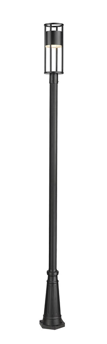 Luca LED Outdoor Post Mount in Black by Z-Lite Lighting