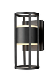 Luca LED Outdoor Wall Sconce in Black by Z-Lite Lighting