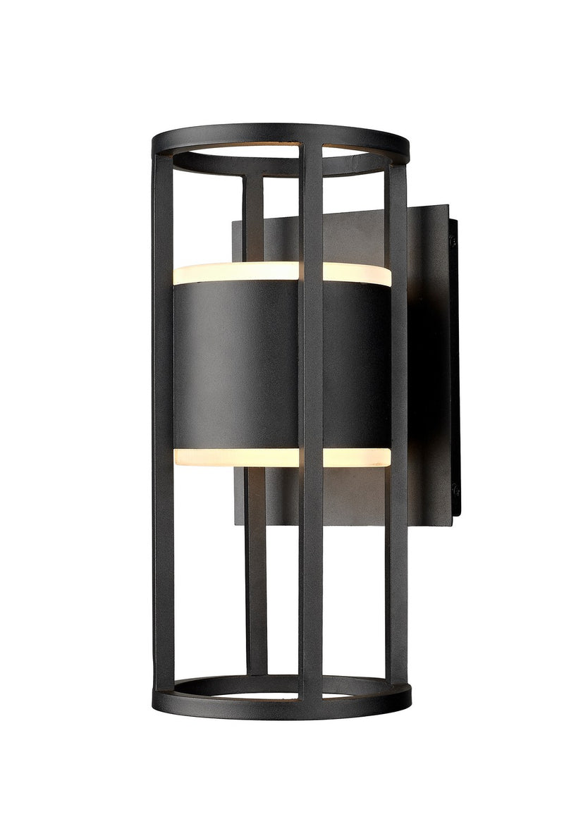 Luca LED Outdoor Wall Sconce in Black by Z-Lite Lighting
