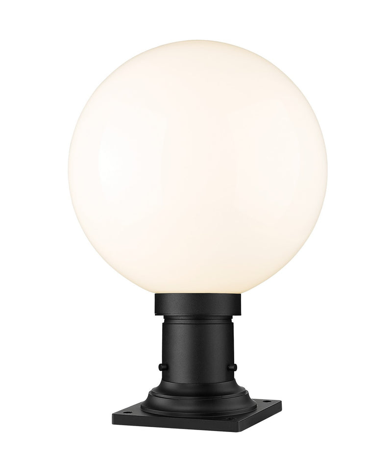 Laurent One Light Outdoor Pier Mount in Black by Z-Lite Lighting