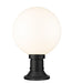 Laurent One Light Outdoor Pier Mount in Black by Z-Lite Lighting