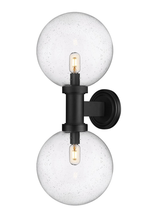 Laurent Two Light Outdoor Wall Sconce in Black by Z-Lite Lighting