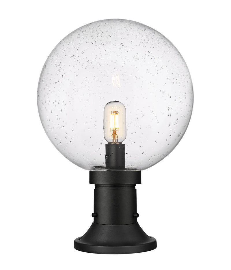 Laurent One Light Outdoor Pier Mount in Black by Z-Lite Lighting