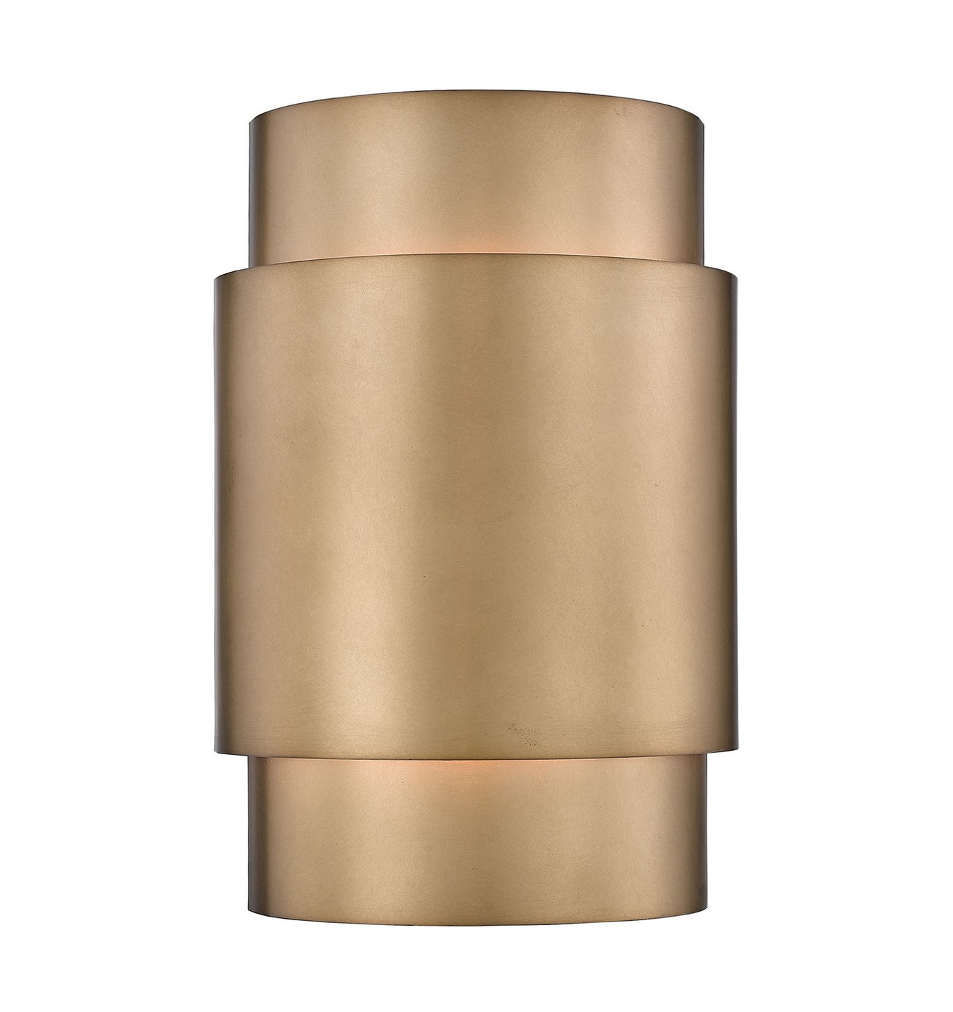 Harlech Two Light Wall Sconce in Rubbed Brass by Z-Lite Lighting