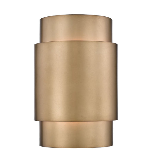 Harlech Two Light Wall Sconce in Rubbed Brass by Z-Lite Lighting