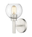 Sutton One Light Wall Sconce in Brushed Nickel by Z-Lite Lighting