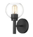 Sutton One Light Wall Sconce in Matte Black by Z-Lite Lighting