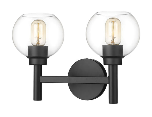 Sutton Two Light Vanity in Matte Black by Z-Lite Lighting