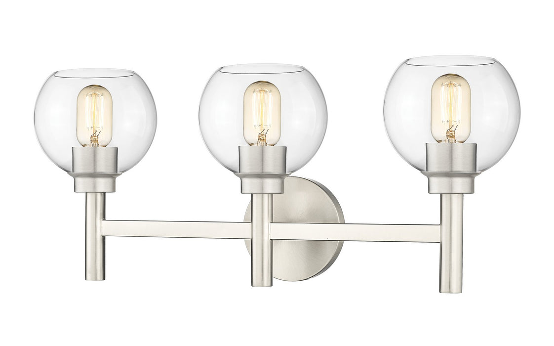 Sutton Three Light Vanity in Brushed Nickel by Z-Lite Lighting
