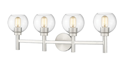 Sutton Four Light Vanity in Brushed Nickel by Z-Lite Lighting