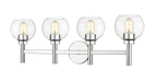 Sutton Four Light Vanity in Chrome by Z-Lite Lighting