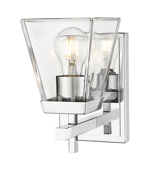 Lauren One Light Wall Sconce in Chrome by Z-Lite Lighting