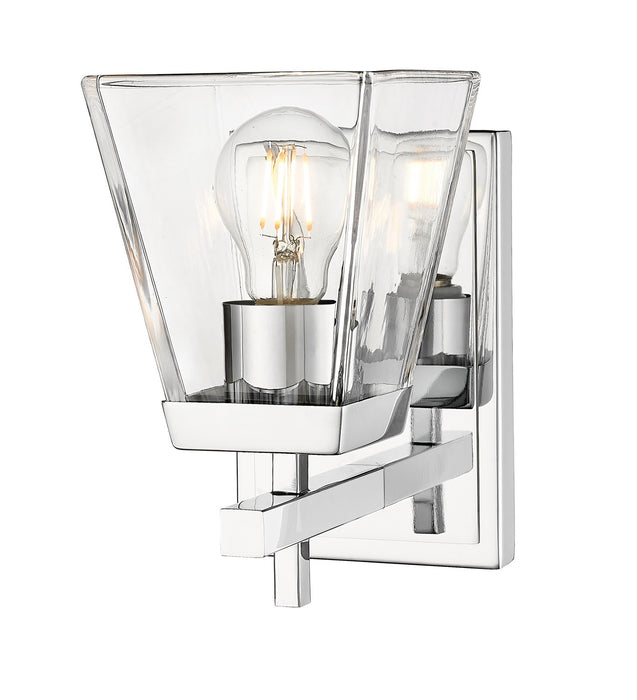 Lauren One Light Wall Sconce in Chrome by Z-Lite Lighting