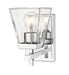 Lauren One Light Wall Sconce in Chrome by Z-Lite Lighting