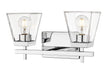 Lauren Two Light Vanity in Chrome by Z-Lite Lighting