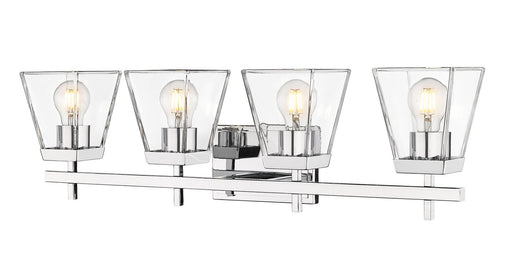 Lauren Four Light Vanity in Chrome by Z-Lite Lighting