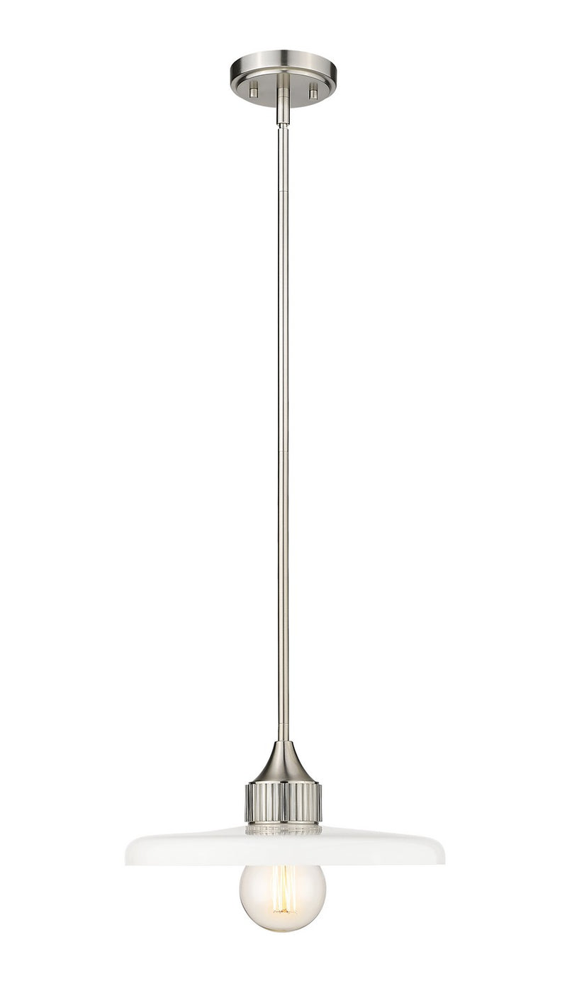 Paloma One Light Pendant in Brushed Nickel by Z-Lite Lighting