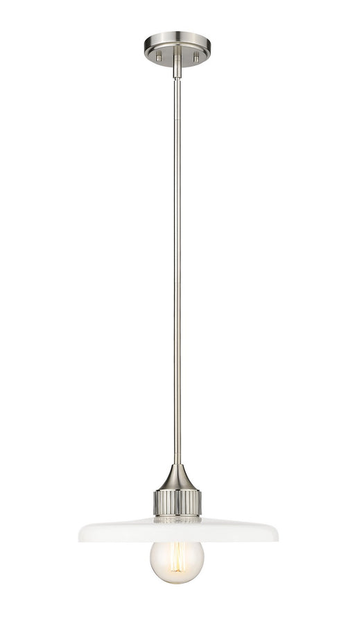Paloma One Light Pendant in Brushed Nickel by Z-Lite Lighting