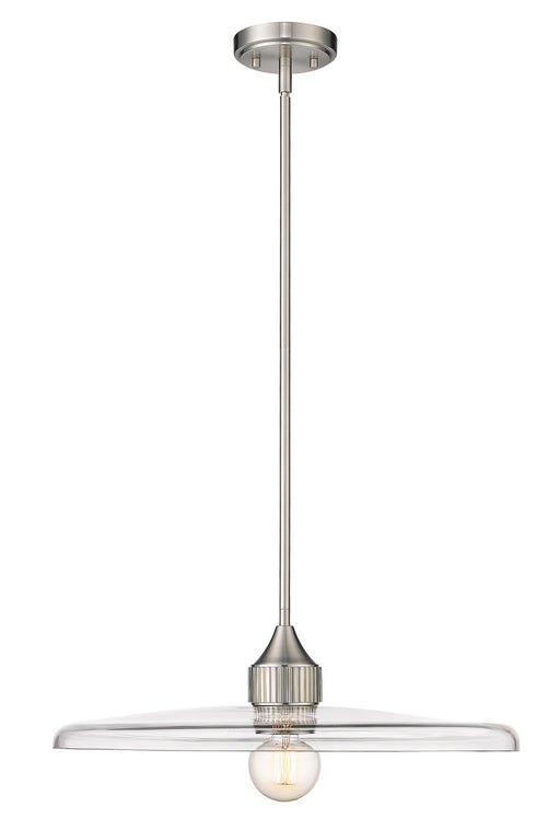 Paloma One Light Pendant in Brushed Nickel by Z-Lite Lighting