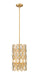 Dealey Three Light Pendant in Heirloom Brass by Z-Lite Lighting