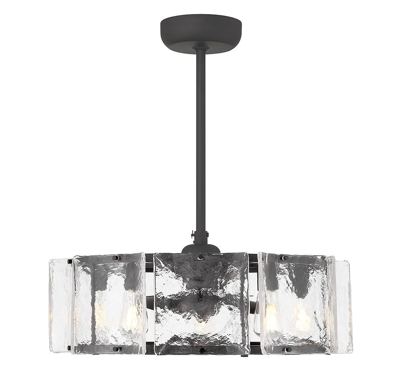 Genry LED Fan D'Lier in Matte Black