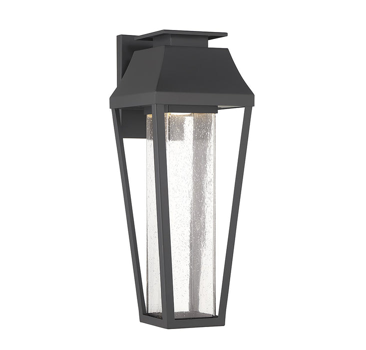 Brookline LED Outdoor Wall Lantern in Matte Black