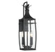 Montpelier Two Light Outdoor Wall Lantern in Matte Black