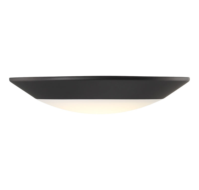 LED Disc Light in Black
