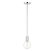 Wright One Light Mini Pendant in Chrome