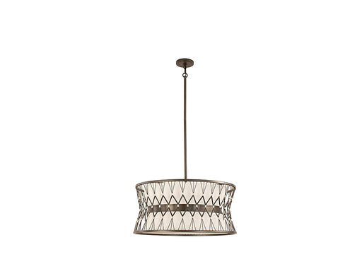 Joliet Six Light Pendant in Rumba