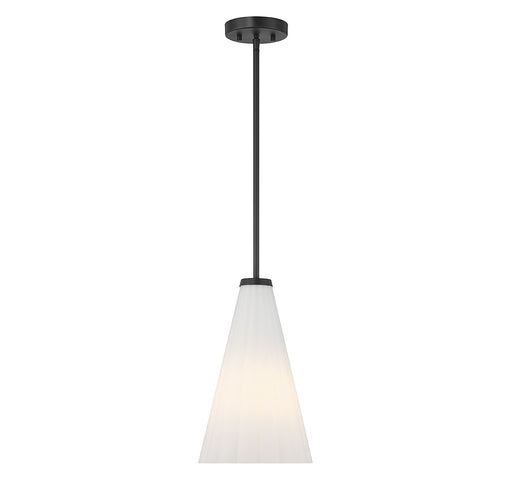Bristol One Light Pendant in Matte Black