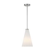 Bristol One Light Pendant in Satin Nickel
