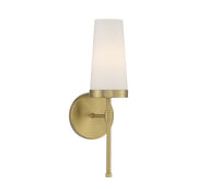 Haynes One Light Wall Sconce in Warm Brass
