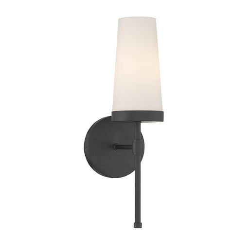 Haynes One Light Wall Sconce in Matte Black