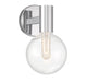 Wright One Light Wall Sconce in Chrome