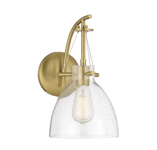 Foster One Light Wall Sconce in Warm Brass