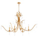 Majesty Traditional Chandelier in Gold Leaf