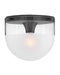 Beck LED Flush Mount in Black by Hinkley Lighting