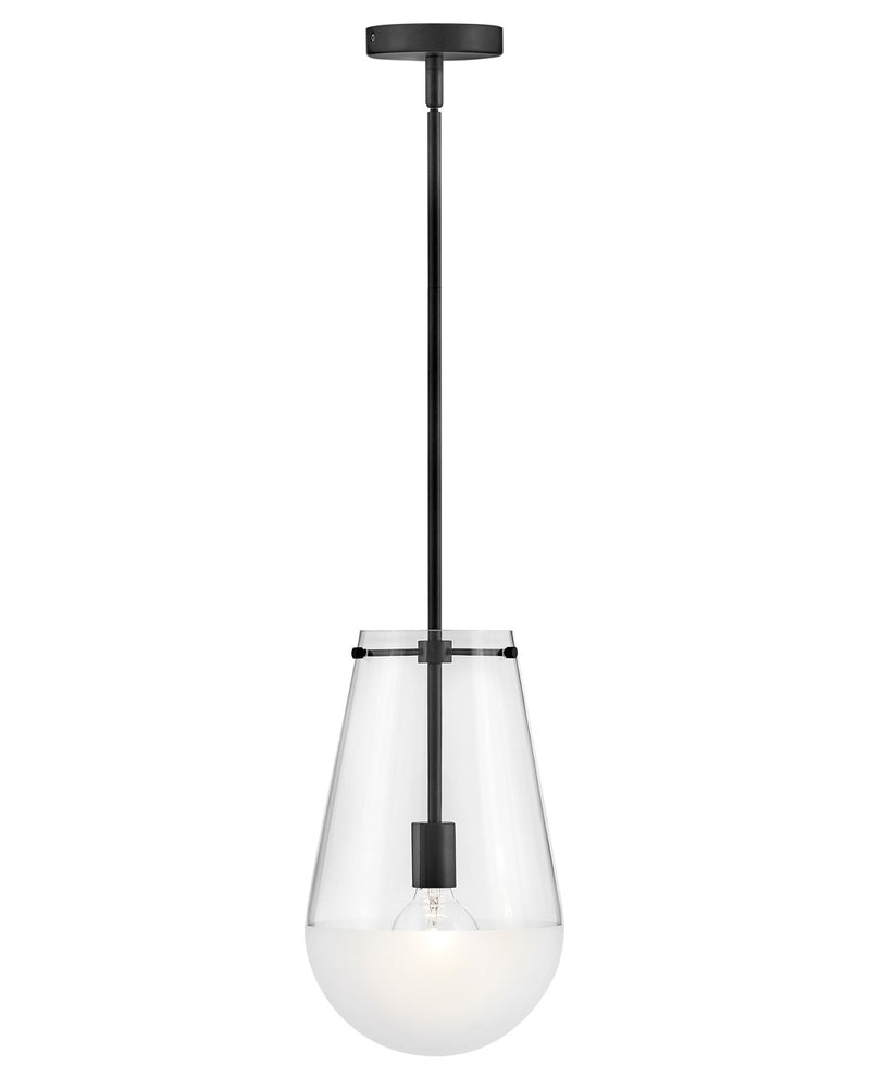 Beck LED Pendant in Black by Hinkley Lighting