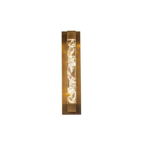 Terra LED Vanity in Aged Brass