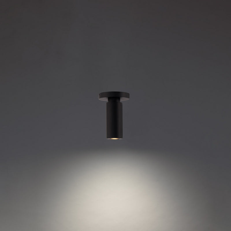 Caliber LED Outdoor Flush Mount in Black