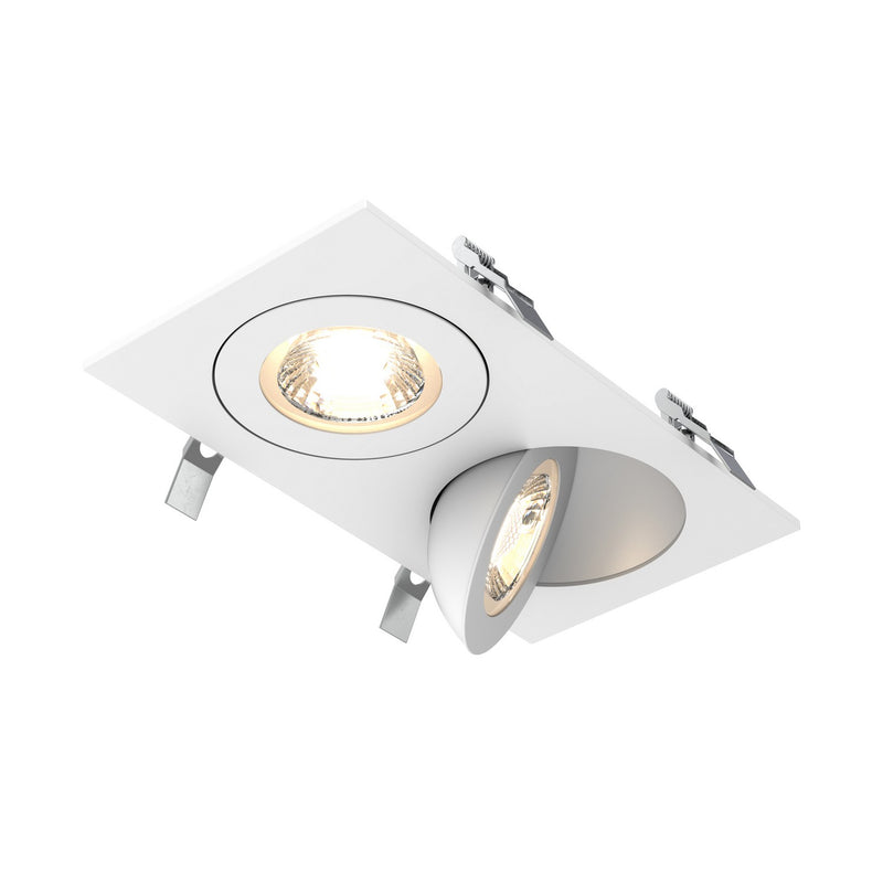 Double Recessed in White