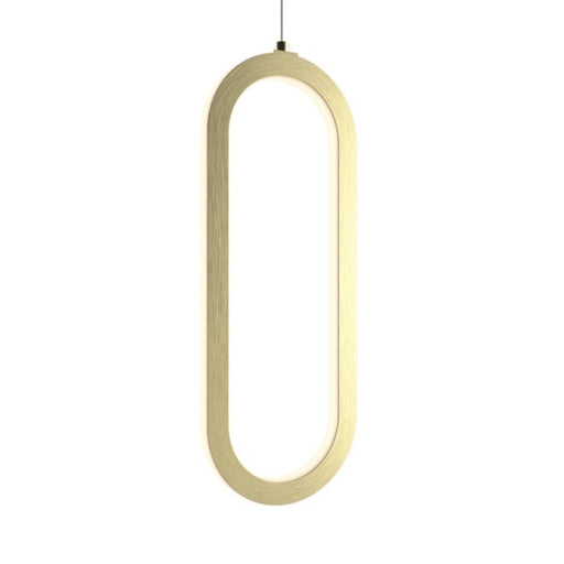 One Light Pendant in Gold