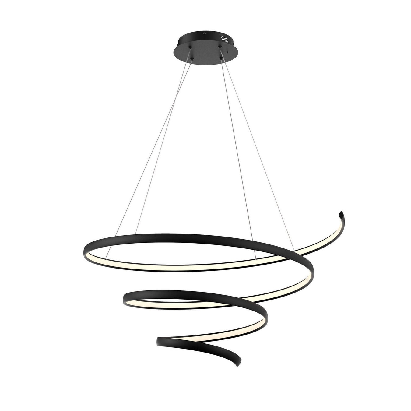 One Light Pendant in Black
