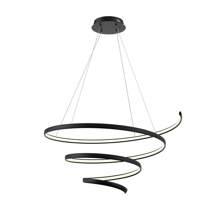 One Light Pendant in Black