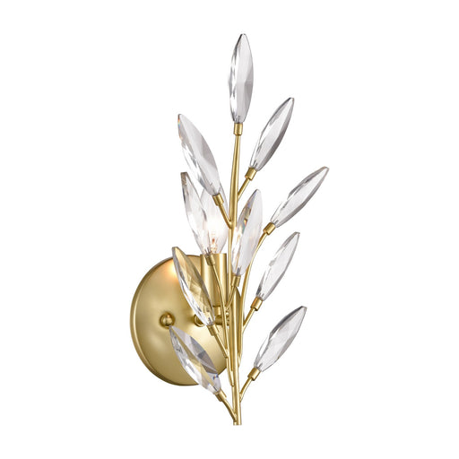 Flora Grace One Light Wall Sconce in Champagne Gold