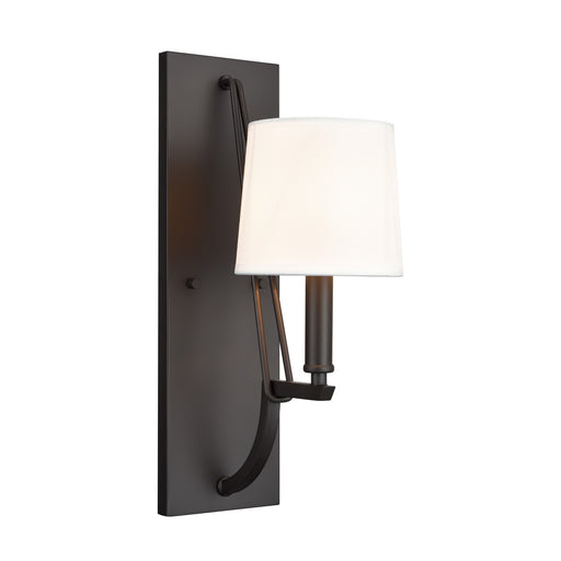 Robinson One Light Wall Sconce in Matte Black